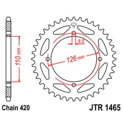 Звездочка задняя JT Sprockets (шаг 420) JT JTR1465